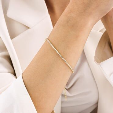 Su Yolu Bileklik - (2 mm) 925 Ayar Gümüş