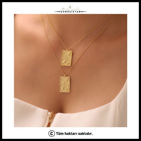 925 Ayar Gümüş Kalp El Ele Kolye