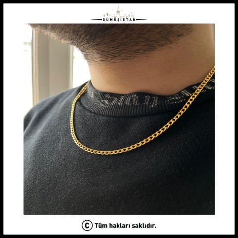 Gurmet Erkek Çelik Kolye