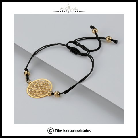 925 Ayar Gümüş Örgü Model Makrome Bileklik