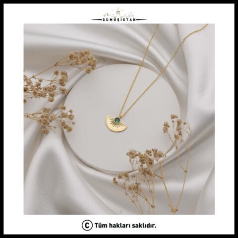 Kişiye Özel Doğum Taşlı Plaka Model Kolye – Bujiteri