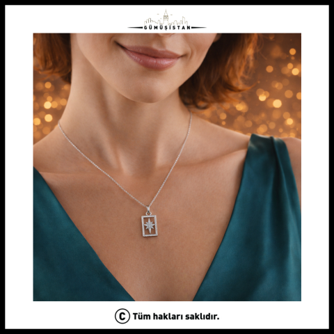 Çerçeveli Kutup Yıldızı Kolye – Bujiteri