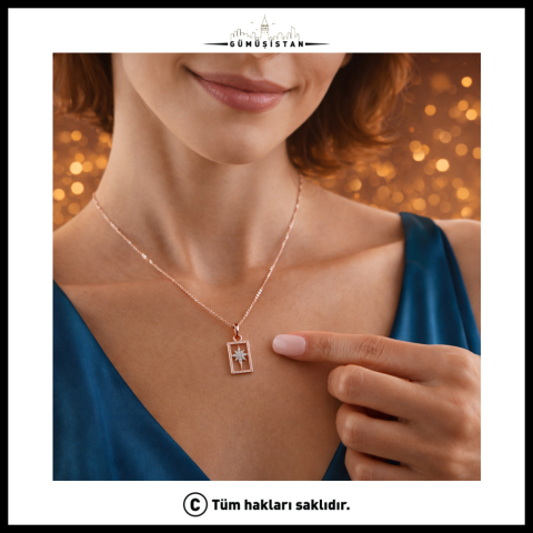 Çerçeveli Kutup Yıldızı Kolye – Bujiteri