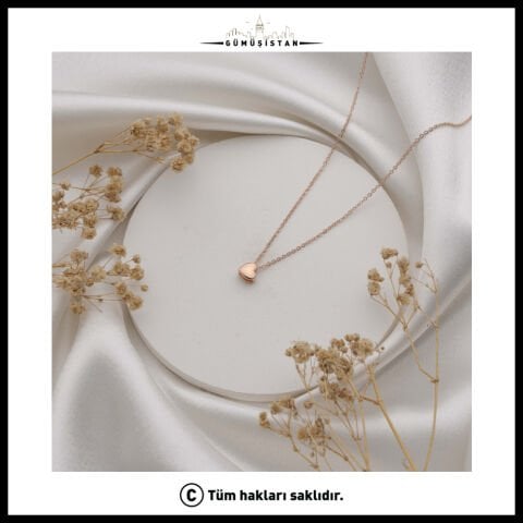 Minimalist Kalp Kolye - Bujiteri