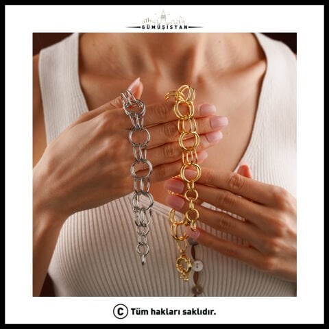 Kalın Zincir Bileklik - Bujiteri