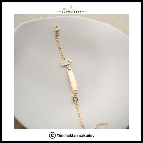 925 Ayar Gümüş Minik Biberonlu Bileklik