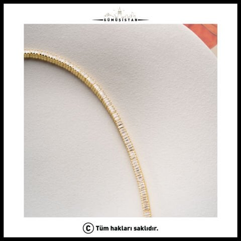 925 Ayar Gümüş Baget Suyolu Bileklik