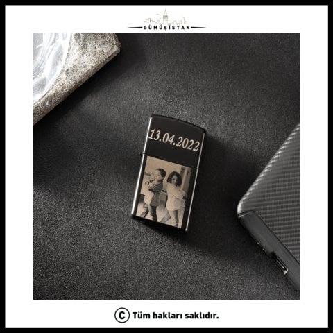 Kişiye Özel Fotoğraf Detaylı Çakmak