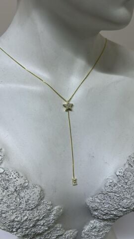 Yıldızlı Harf Kolye - 925 Ayar Gümüş