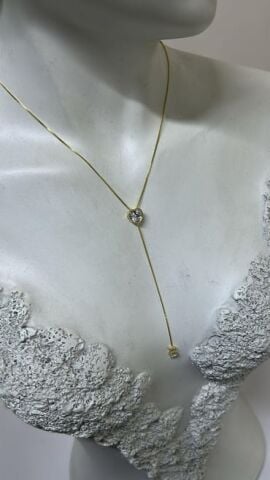 Kalpli Harf Kolye - 925 Ayar Gümüş