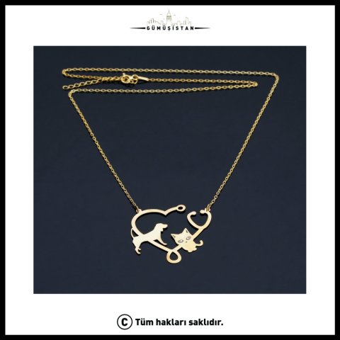 925 Ayar Gümüş Veteriner Kolyesi