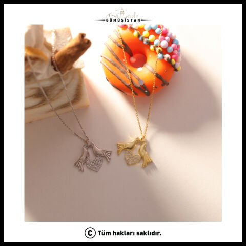 925 Ayar Gümüş Aşkın Melodisi Adlı Kolye