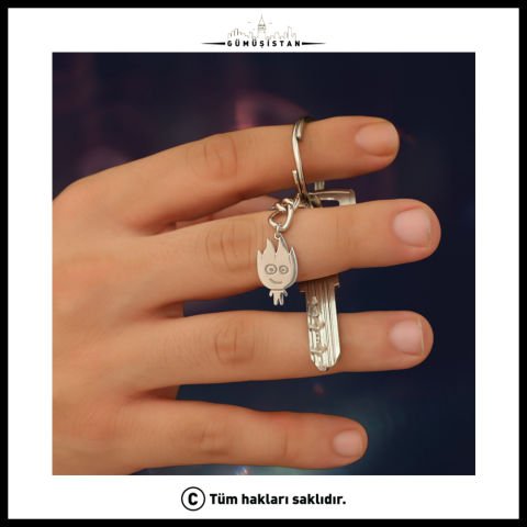 Sevgililer Gününe Özel Ateş Ve Su Anahtarlık ( Çift )