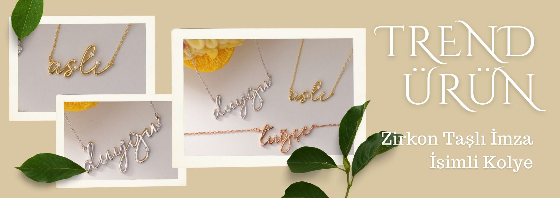 İmza İsimli Kolye