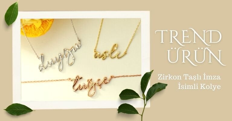 İmza İsimli Kolye